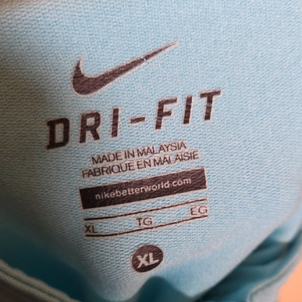 Nike Light Blue Quarter-Zip Pullover - Picture 5 of 5